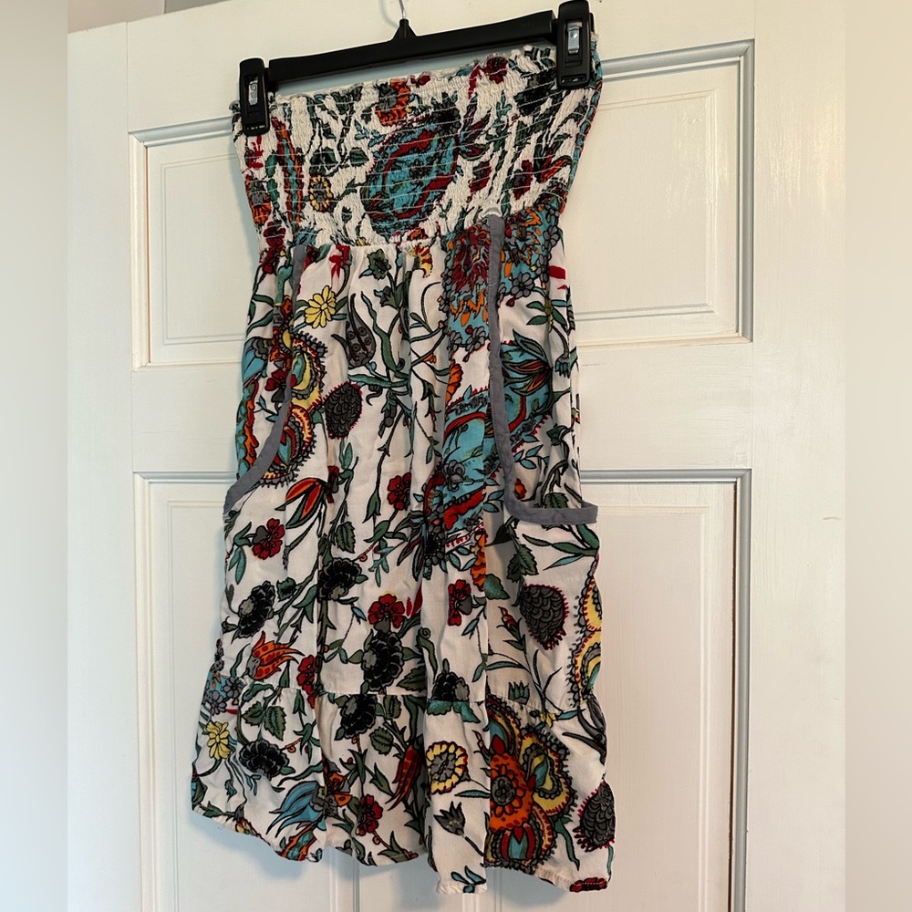 Xhilaration Strapless Floral Dress